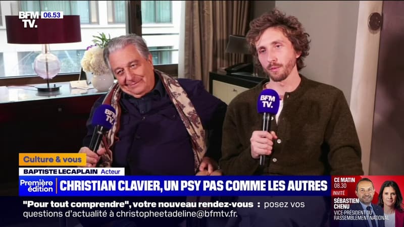 "Jamais sans mon psy": interview avec Christian Clavier et Baptiste Lecaplain