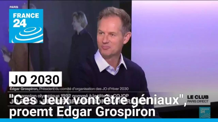 JO 2030 : "Ces Jeux vont être géniaux", proemt Edgar Grospiron • FRANCE 24