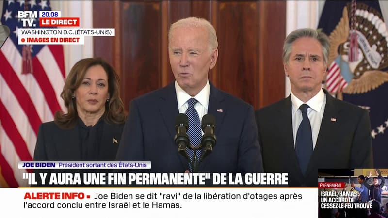 Joe Biden: "Le peuple palestinien a vécu un enfer"