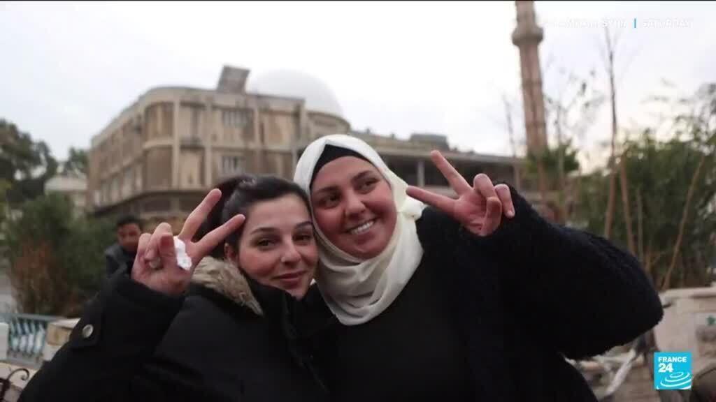 Jubilation and gunfire as Syrians celebrate the end of the Assad family's half-century rule