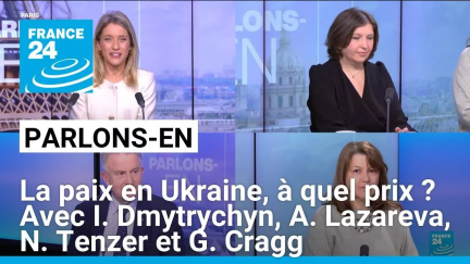 La paix en Ukraine, à quel prix ? Parlons-en avec I. Dmytrychyn, A. Lazareva, N. Tenzer et G. Cragg