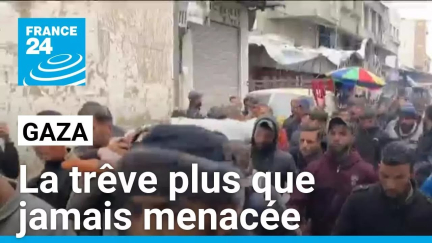 La trêve à Gaza plus que jamais menacée • FRANCE 24