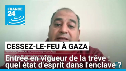 La trêve entre en vigueur : la joie dans la bande de Gaza • FRANCE 24