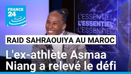 L'athlète olympique marocaine Asmaa Niang a relevé le défi du Raid Sahraouiya • FRANCE 24