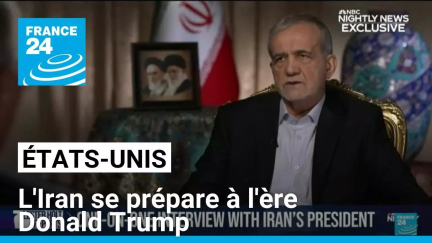 Le président iranien prévient Donald Trump contre un risque de "guerre" • FRANCE 24