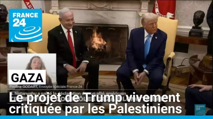 Le projet de Trump pour Gaza vivement critiquée par les Palestiniens • FRANCE 24