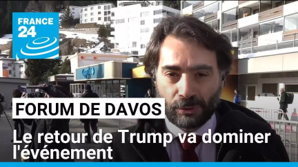 Le retour de Trump va dominer le forum de Davos • FRANCE 24