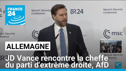 Le vice-président américain JD Vance rencontre la cheffe du parti d'extrême droite allemand AfD