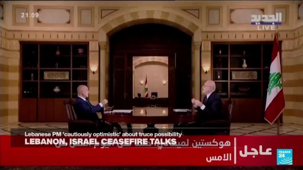 Lebanon PM says hopes for ceasefire with Israel in 'coming hours or days'