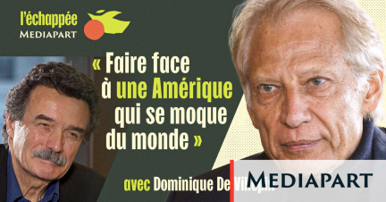 L'échappée. Dominique de Villepin: «Faire face à une Amérique qui se moque du monde»