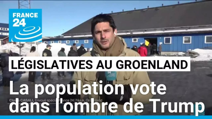 Législatives au Groenland : la population vote dans l'ombre de Donald Trump • FRANCE 24