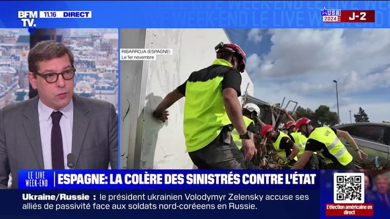 "Les autorités espagnoles n'ont pas donné suite" à l'offre d'aide à l'Espagne, selon le porte-parole du Quai d'Orsay