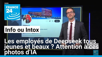 Les employés de Deepseek tous jeunes et beaux ? Attention à ces photos d’IA • FRANCE 24