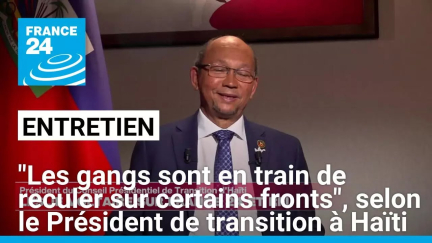 "Les gangs sont en train de reculer sur certains fronts", selon le Président de transition à Haïti