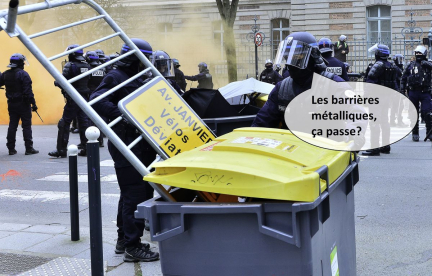 Les indélicats qui remplissent la poubelle jaune avec d'encombrants cartons