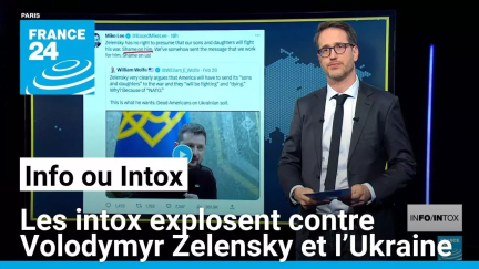 Les intox explosent contre Volodymyr Zelensky et l’Ukraine • FRANCE 24