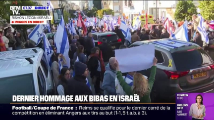 Les Israéliens rendent un dernier hommage à la famille Bibas