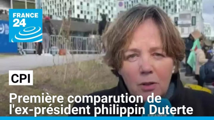 L'ex président philippin Rodrigo Duterte comparaît devant la CPI • FRANCE 24