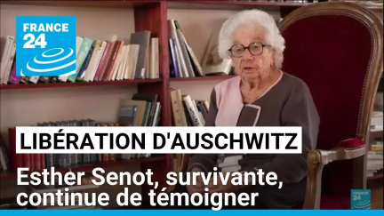 Libération d'Auschwitz : 80 ans après, Esther Senot, survivante de la Shoah, continue de témoigner