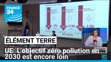 L'objectif zéro pollution dans l'UE en 2030 loin d'être atteint, selon un rapport • FRANCE 24