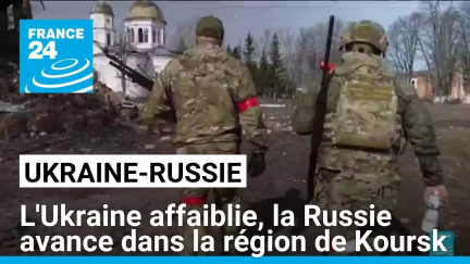 L'Ukraine affaiblie, la Russie avance dans la région de Koursk • FRANCE 24