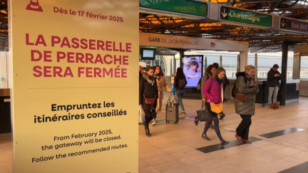 Lyon: la transformation de Perrache débute, la passerelle fermée pour démolition