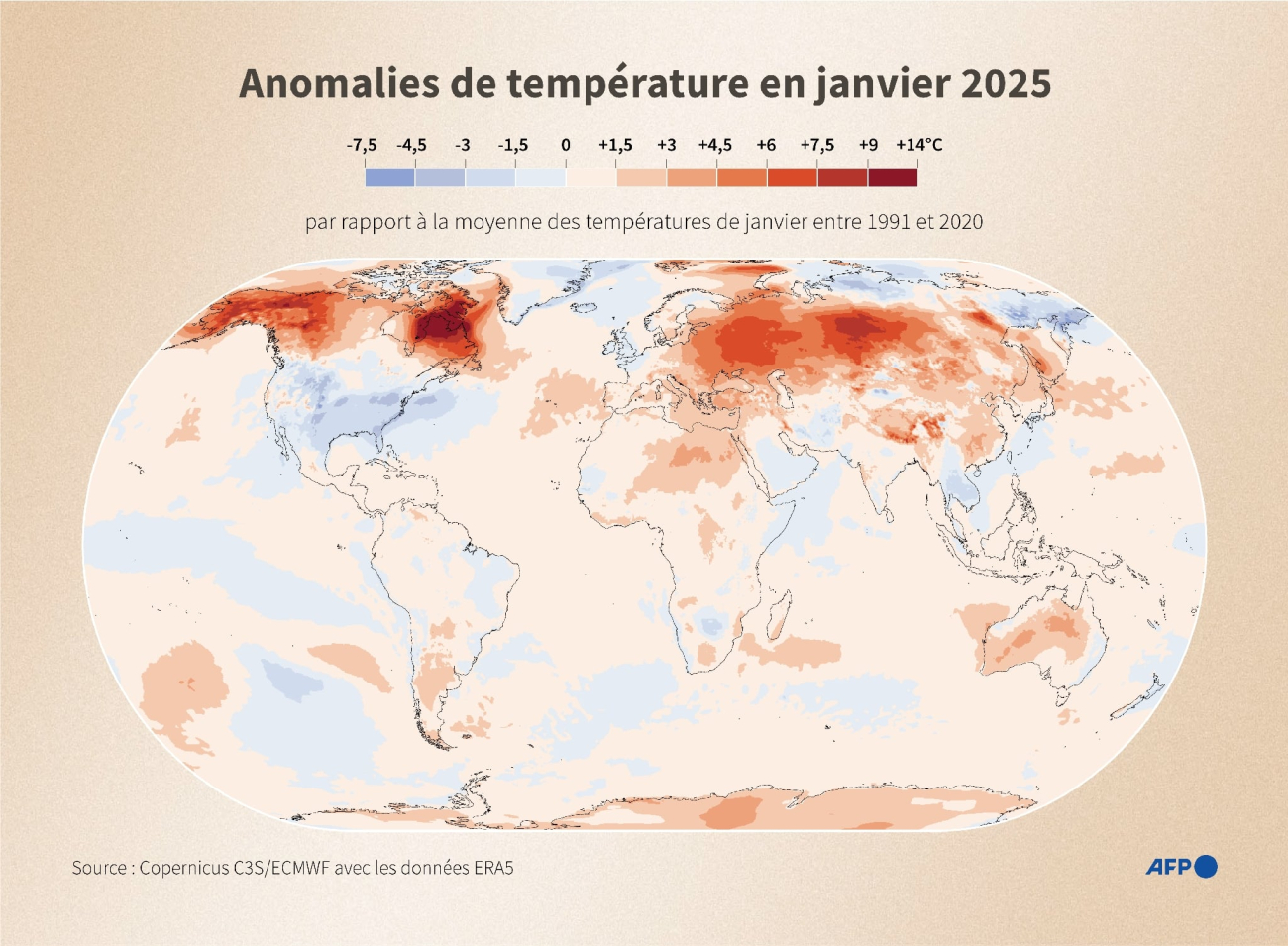 Malgré la fin d’El Niño, le mois de janvier 2025 a été le plus chaud jamais mesuré