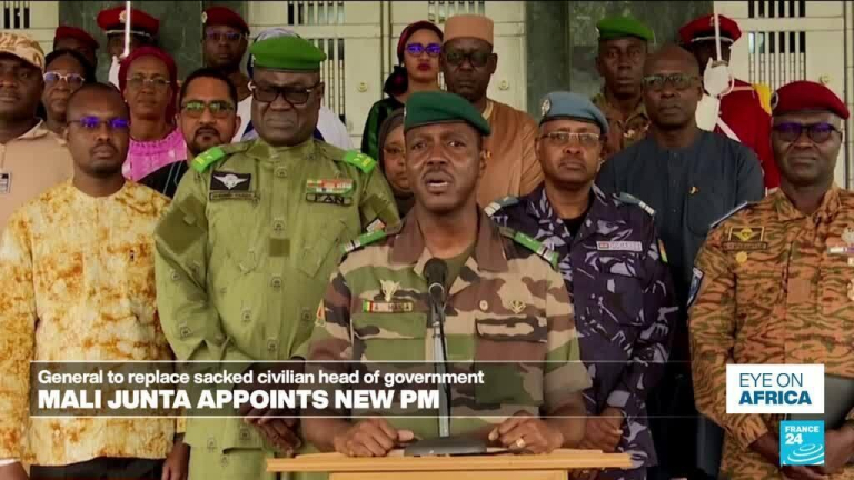 Mali junta appoints general to replace sacked civilian PM