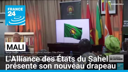 Mali : l'Alliance des États du Sahel présente son nouveau drapeau • FRANCE 24