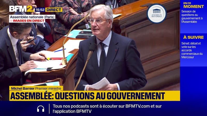 Mandat d'arrêt contre Netanyahou: "La France appliquera les obligations qui lui incombent", selon Barnier