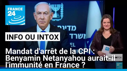 Mandat d'arrêt de la CPI : Benyamin Netanyahou aurait-il l'immunité en France ? • FRANCE 24