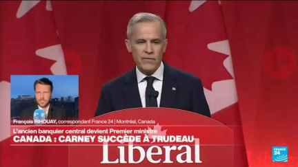 Mark Carney, candidat "hors sérail", élu pour remplacer le Premier ministre Justin Trudeau