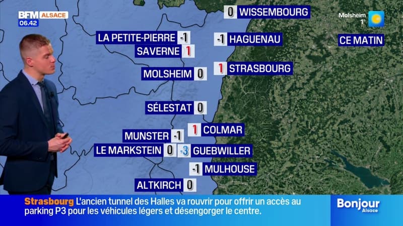 Météo Alsace: un ciel légèrement voilé mais une belle journée, 13°C à Strasbourg et 12°C à Colmar