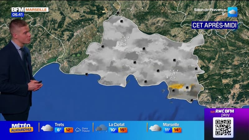 Météo Bouches-du-Rhône: de la pluie ce mardi, jusqu'à 15°C à Aubagne