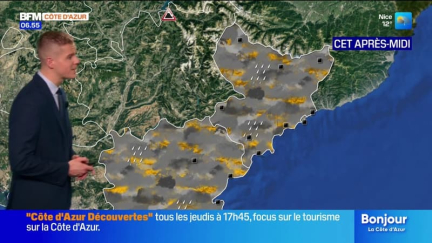 Météo Côte d'Azur: des averses généralisées mais des températures douces