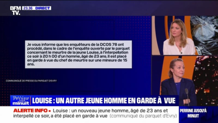 Meurtre de Louise: un troisième suspect placé en garde à vue, il s'agit d'un homme âgé de 23 ans