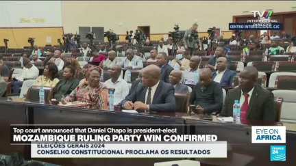 Mozambique top court confirms ruling party disputed win