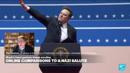 Musk's gesture "very much a fascist salute" driven by attention-grabbing, expert says