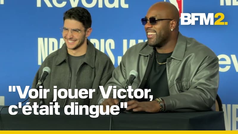 NBA Paris Jam: Teddy Riner et Esteban Ocon s'expriment avant le "match des célébrités"