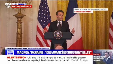 Négociations de fin de guerre en Ukraine: Emmanuel Macron salue des "avancées substantielles"