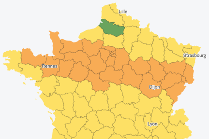 Neige et verglas : 28 départements placés en vigilance orange jeudi