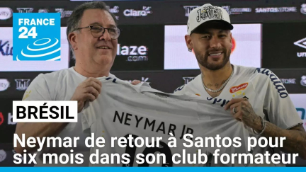 Neymar de retour au Brésil pour six mois dans son club formateur de Santos • FRANCE 24