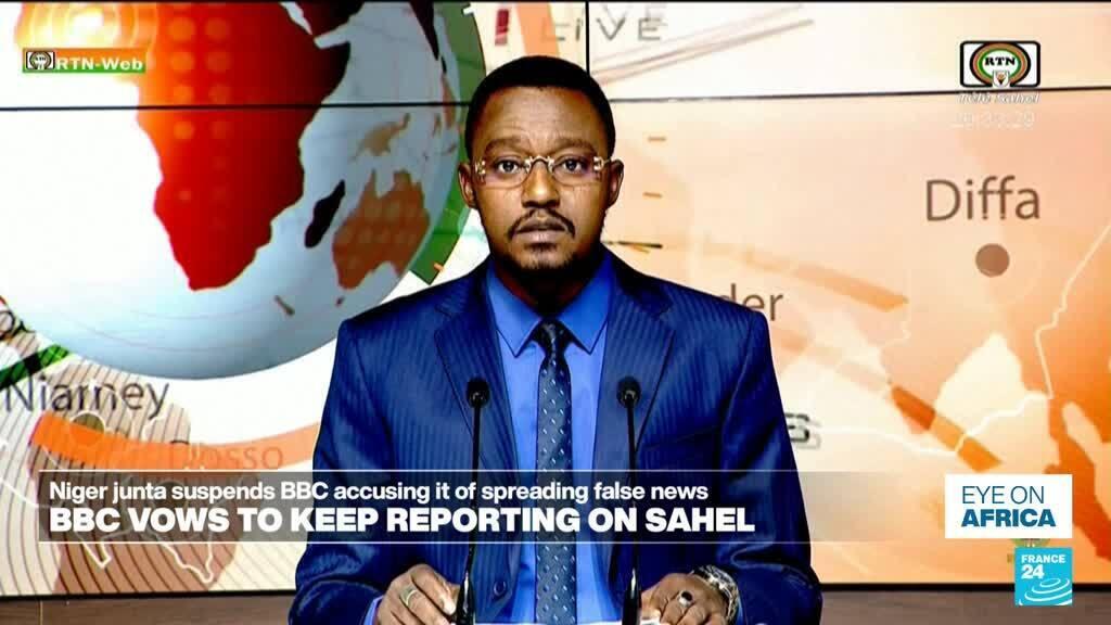 Niger junta suspends the BBC accusing it of spreading 'false news'