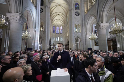 Notre-Dame de Paris : Emmanuel Macron estime que la réouverture de la cathédrale marquera « un choc d’espérance »