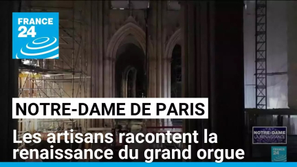 Notre-Dame de Paris : les artisans racontent la renaissance du grand orgue • FRANCE 24