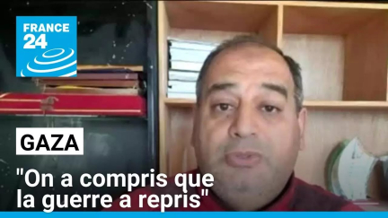 Nouvelles frappes israéliennes sur Gaza : "On a compris que la guerre a repris" • FRANCE 24