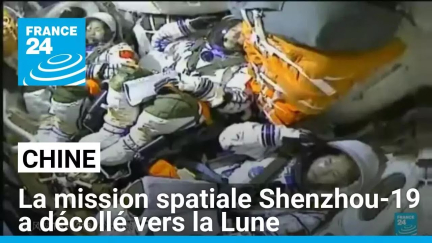 Objectif Lune : la mission chinoise Shenzhou-19 a décollé • FRANCE 24