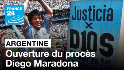 Ouverture du procès de la mort de Diego Maradona • FRANCE 24