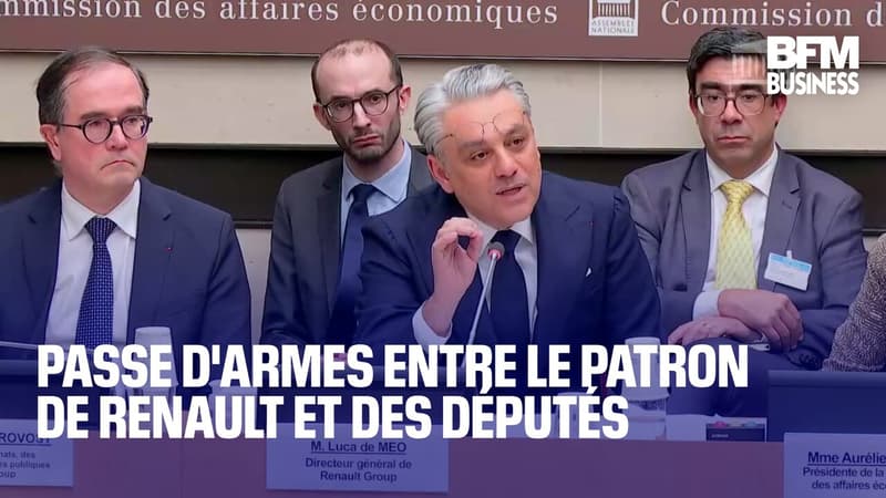 Passe d'armes entre le patron de Renault et des députés