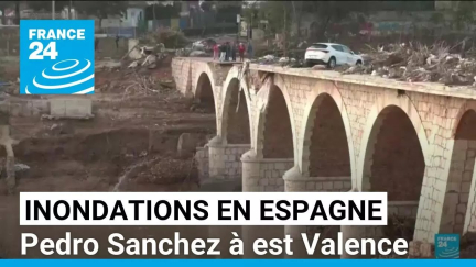 Pires inondations depuis 50 en Espagne : Pedro Sanchez à est Valence • FRANCE 24